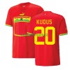 Maillot de Supporter Ghana Mohammed Kudus 20 Extérieur Coupe du Monde 2022 Pour Homme